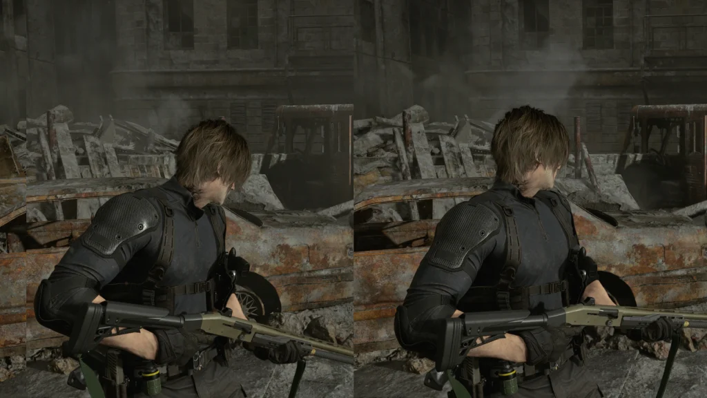 Leon posture fix mod preview